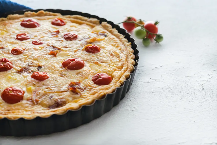 Bacon and egg pie