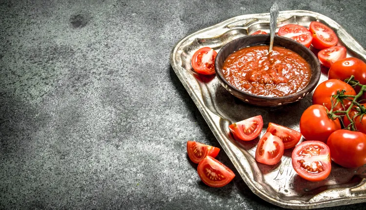 Barbecued tomato sauce