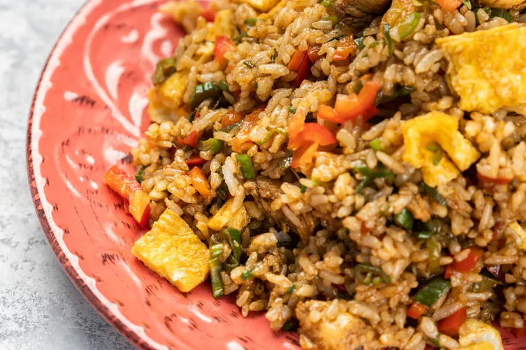 Chicken and vegetable pilaf