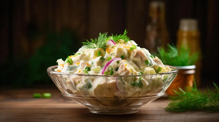 Creamy potato salad