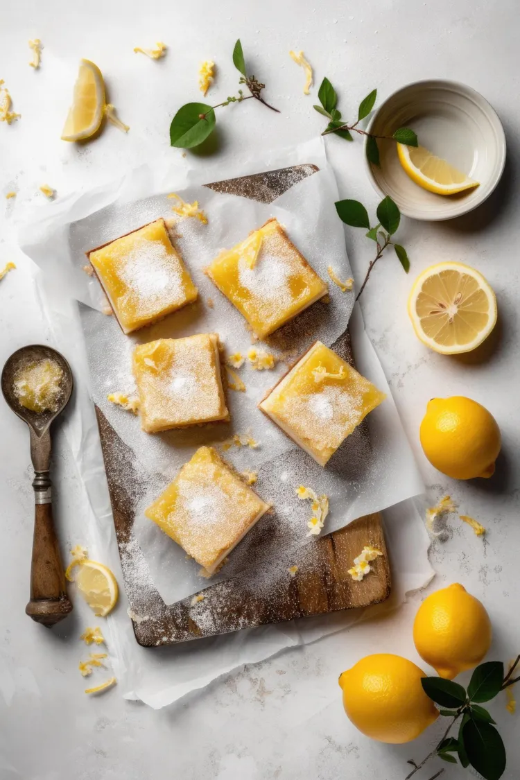Lemon crunch squares