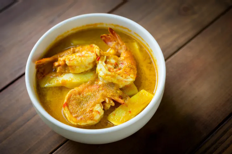 Shrimp & potato curry