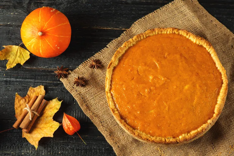 Sweet pumpkin pie