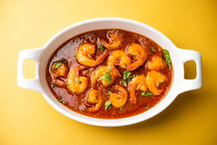 Thai shrimp curry