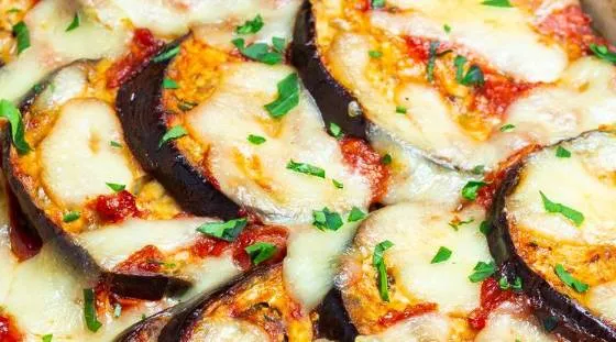 Eggplant and mozzarella melts