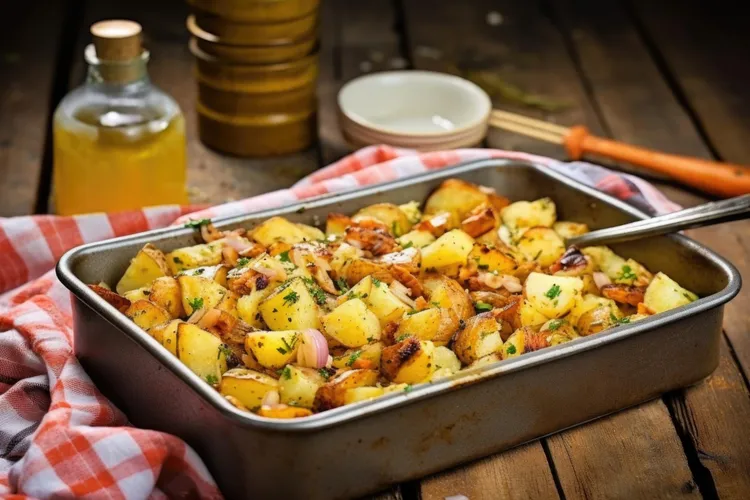French onion roasted potatoes