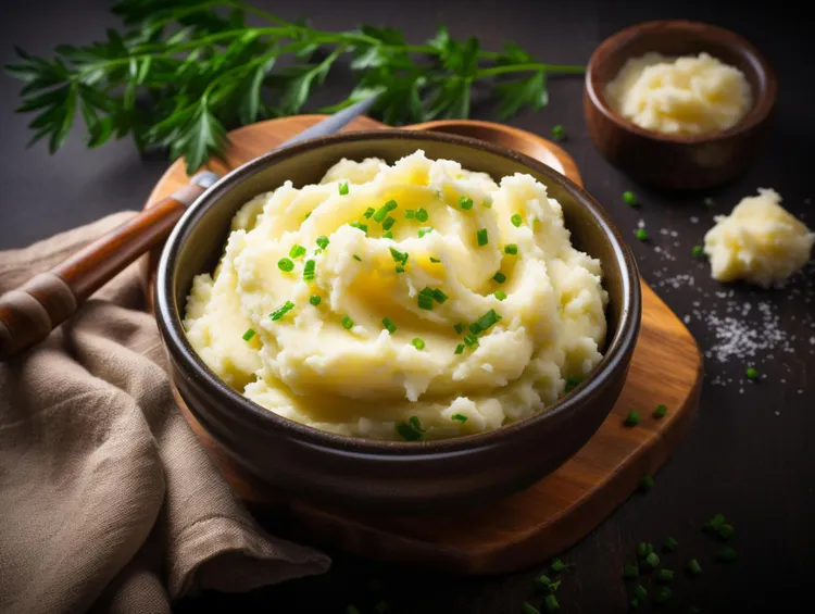 Garlic and buttermilk mash