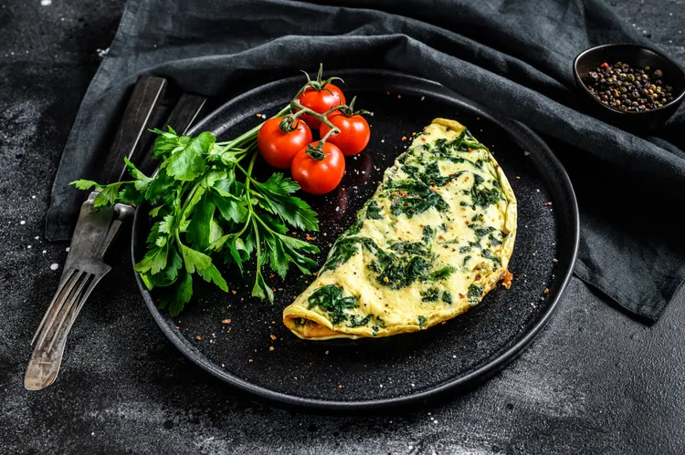 Herb omelettes
