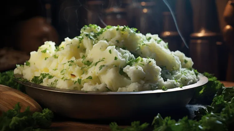 Herbed potato mash