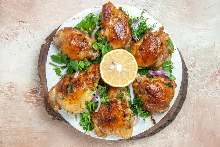 Honey barbecued chicken