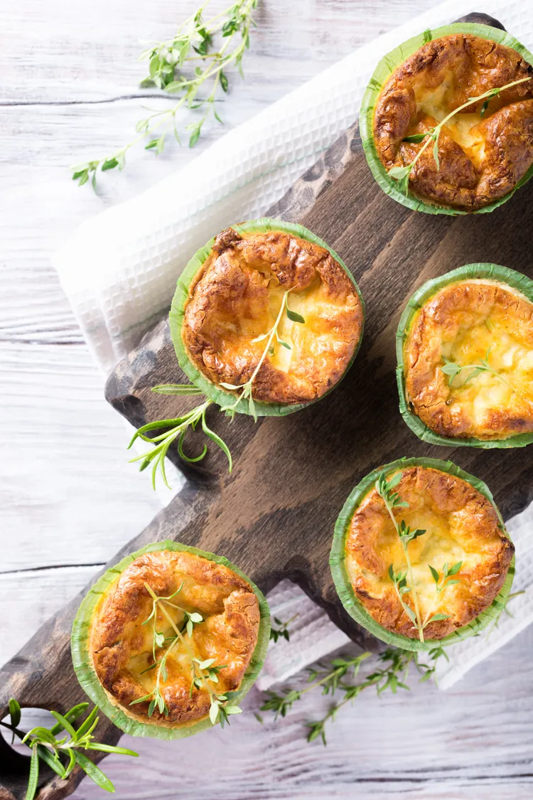 Little pies with sweet potato topping