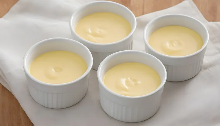 Lemon puddings