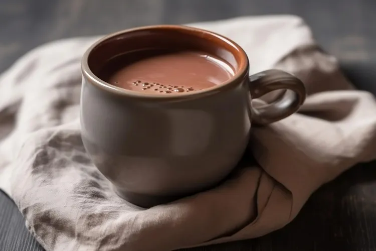 Dark chocolate hot cocoa