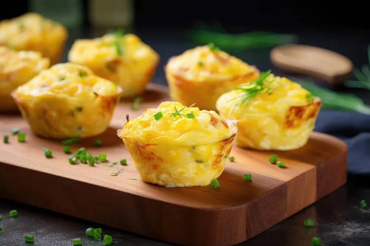 Muffin pan cheesy potato fricos