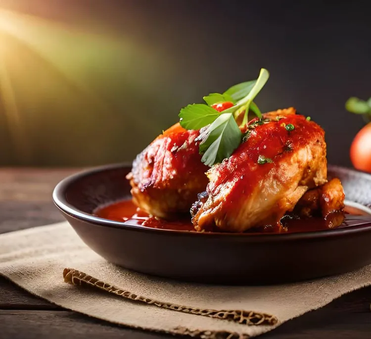 Slow cooker honey garlic chicken