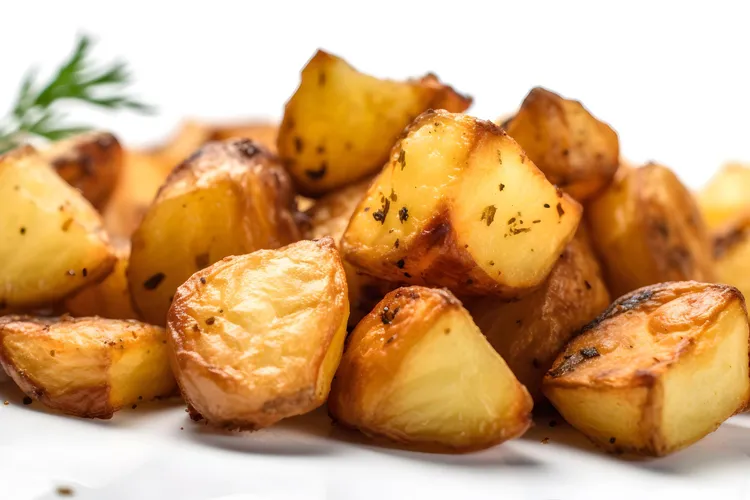 Barbecue-roasted baby potatoes