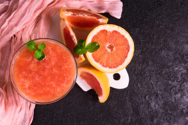 Blood orange and ruby grapefruit punch