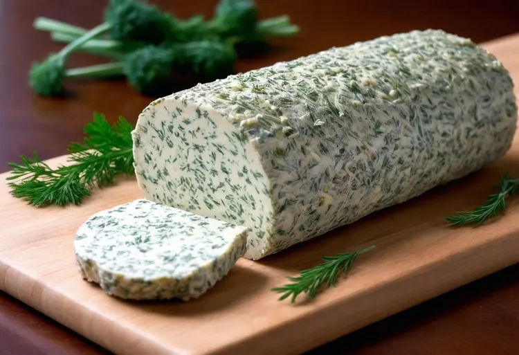 Cheese and herb logs