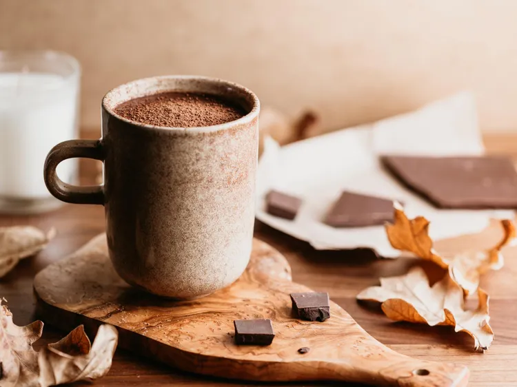 Jaffa hot chocolate