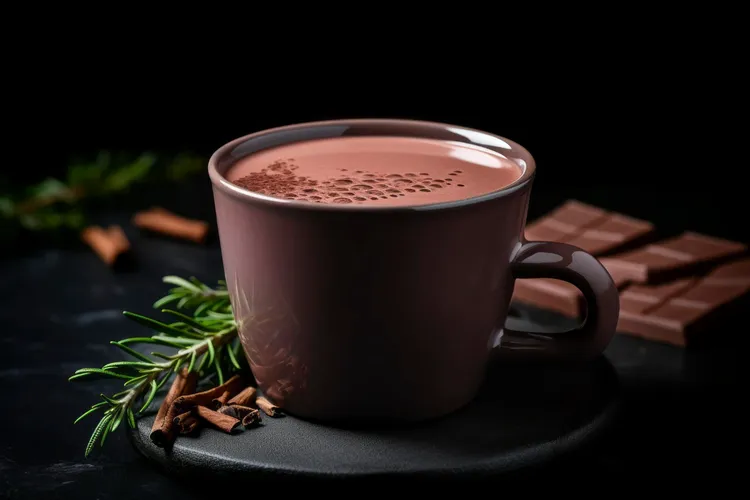 Orange-scented hot chocolate