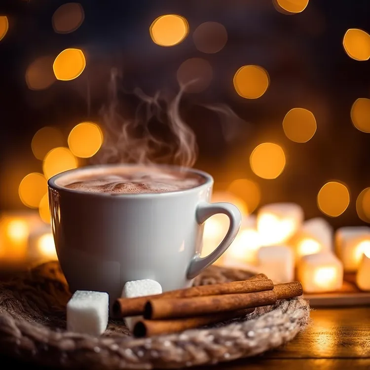 Rich cinnamon hot chocolate