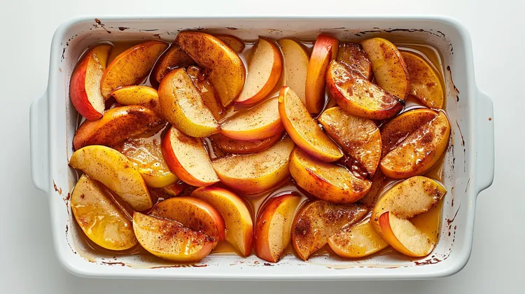 Sweet roasted apples