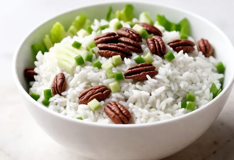 Wild rice and pecan salad