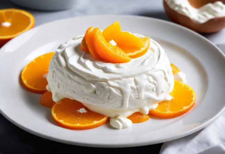 Orange & ricotta desserts