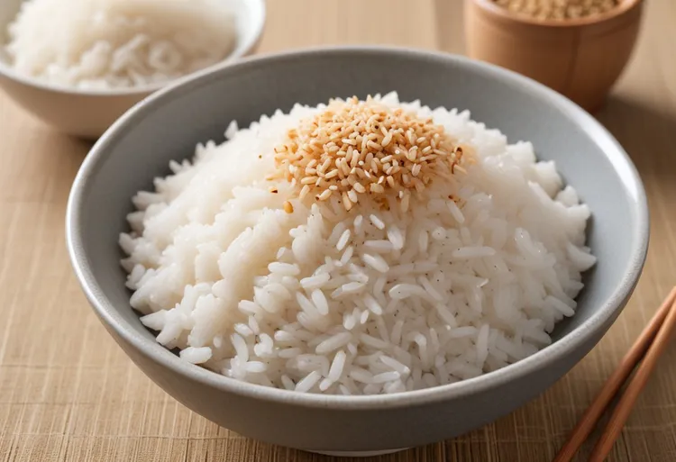 Steamed japanese rice