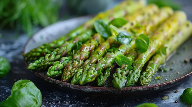 Lemon-basil asparagus herb delight