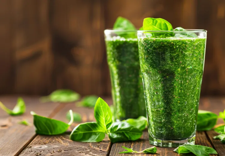 Banana coconut green smoothie