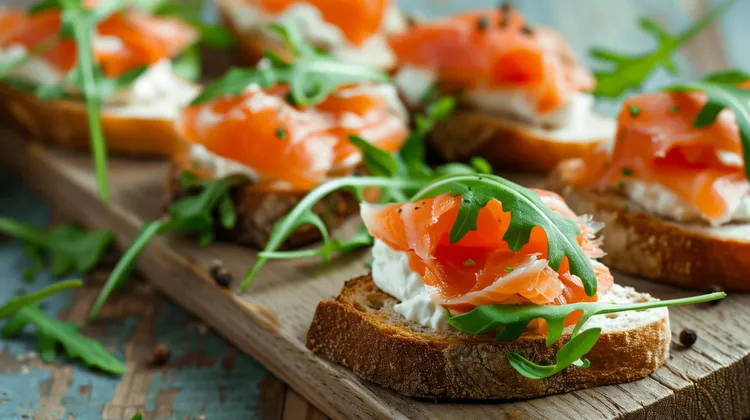 Philly cream cheese toast toppers
