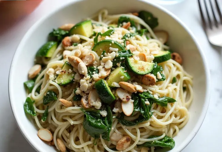 Soba noodle salad