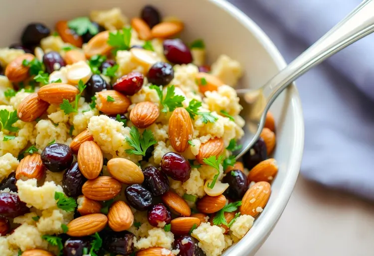 Almond and currant stuffing