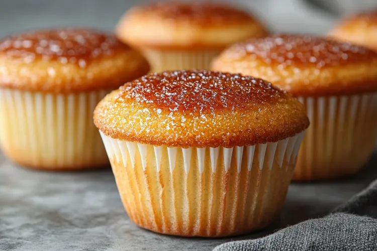 Almond & orange syrup cupcakes