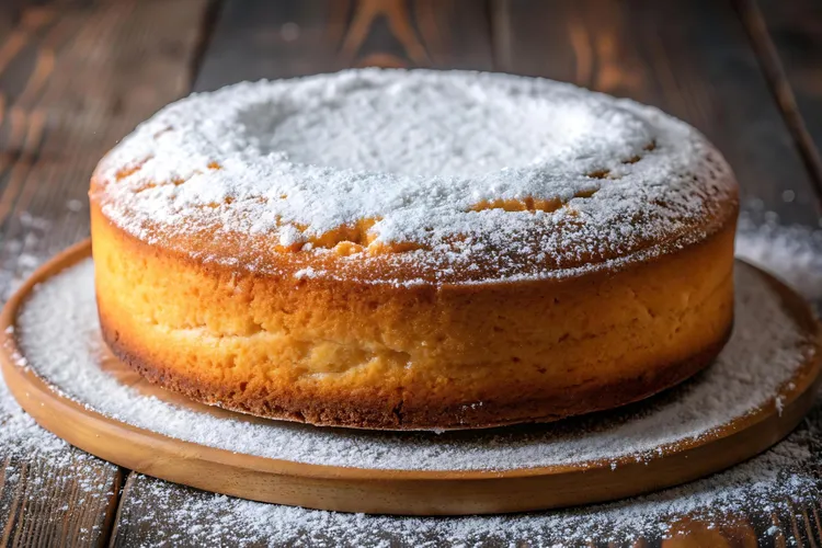 Apple and vanilla tea cake