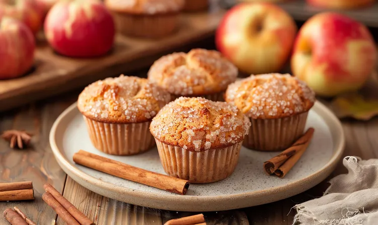 Apple buttermilk muffins