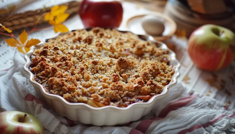 Apple crumble