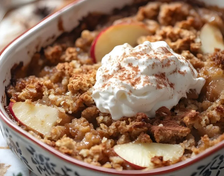 Apple crumble