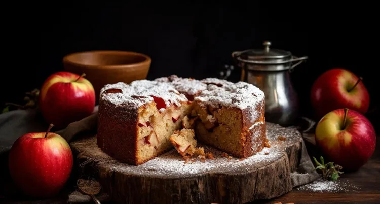Apple tea cake