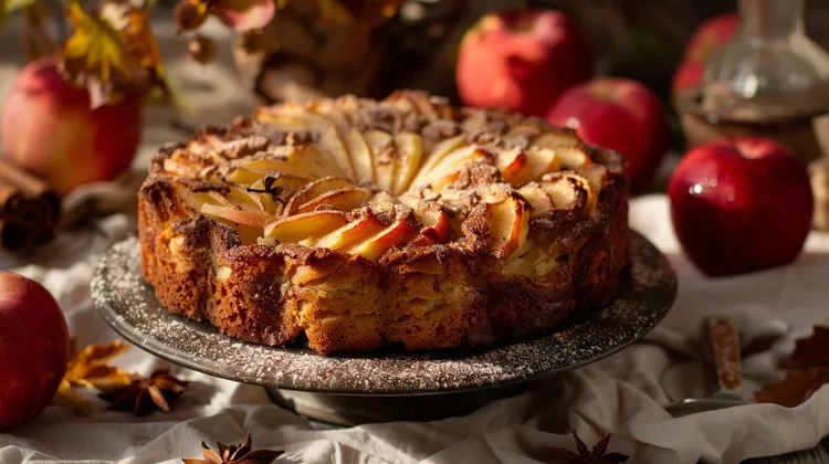 Apple teacake