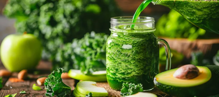 Apple veggie green smoothie