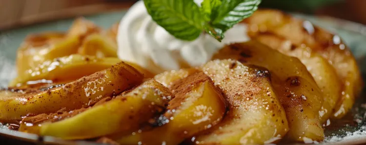 Caramelized apple and almond butter delight