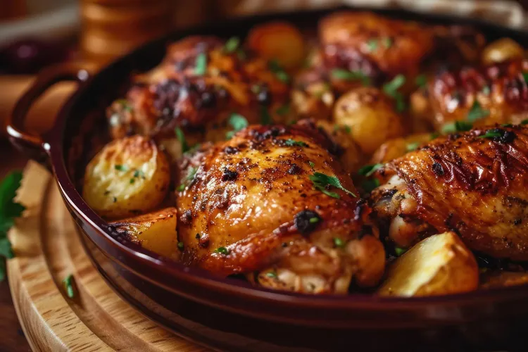 Avocado and prosciutto chicken