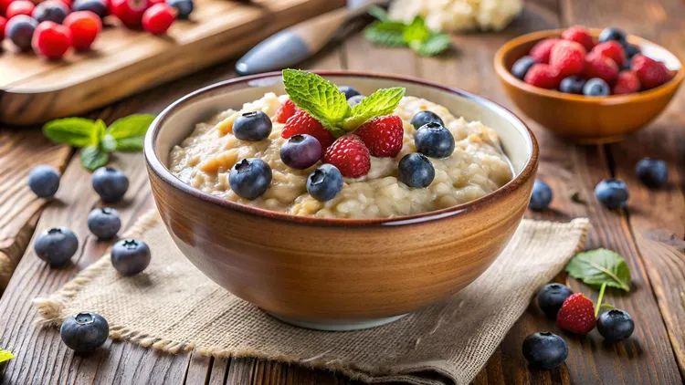 Berrylicious bircher muesli