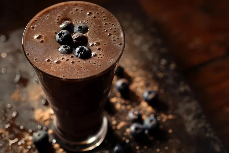 Blueberry & cacao smoothie