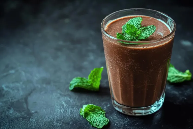 Chocolate avocado smoothie