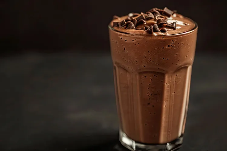 Chocolate avocado smoothie