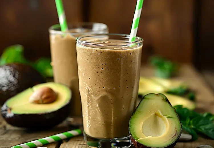 Chocolate avocado smoothie