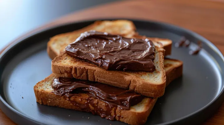 Chocolate avocado toast
